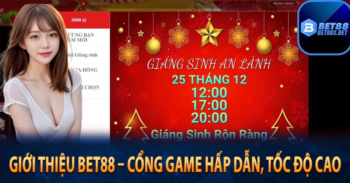 Giới thiệu Bet88 – Cổng game hấp dẫn, tốc độ cao